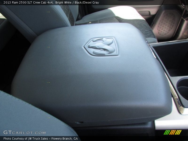 Bright White / Black/Diesel Gray 2013 Ram 2500 SLT Crew Cab 4x4