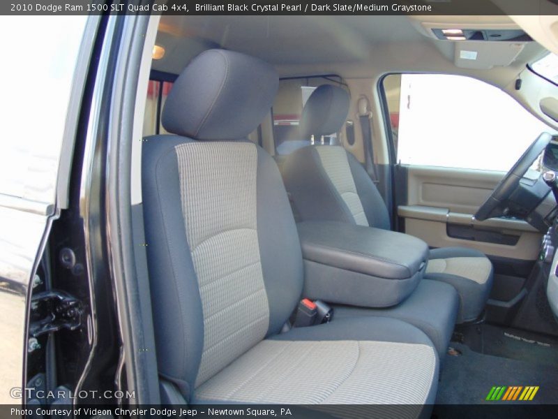 Front Seat of 2010 Ram 1500 SLT Quad Cab 4x4