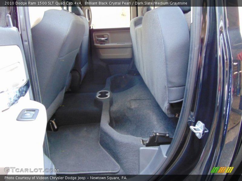 Brilliant Black Crystal Pearl / Dark Slate/Medium Graystone 2010 Dodge Ram 1500 SLT Quad Cab 4x4
