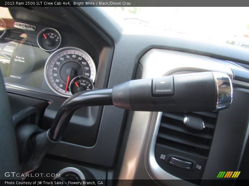 Bright White / Black/Diesel Gray 2013 Ram 2500 SLT Crew Cab 4x4