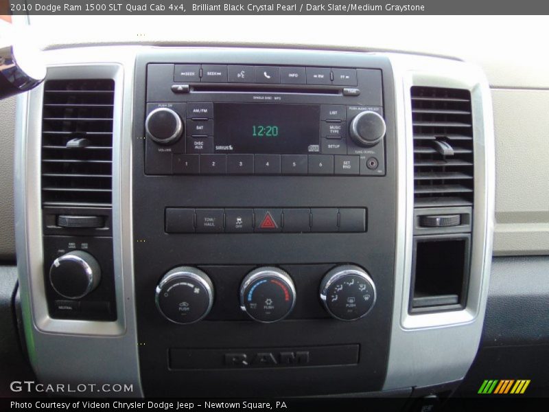 Controls of 2010 Ram 1500 SLT Quad Cab 4x4