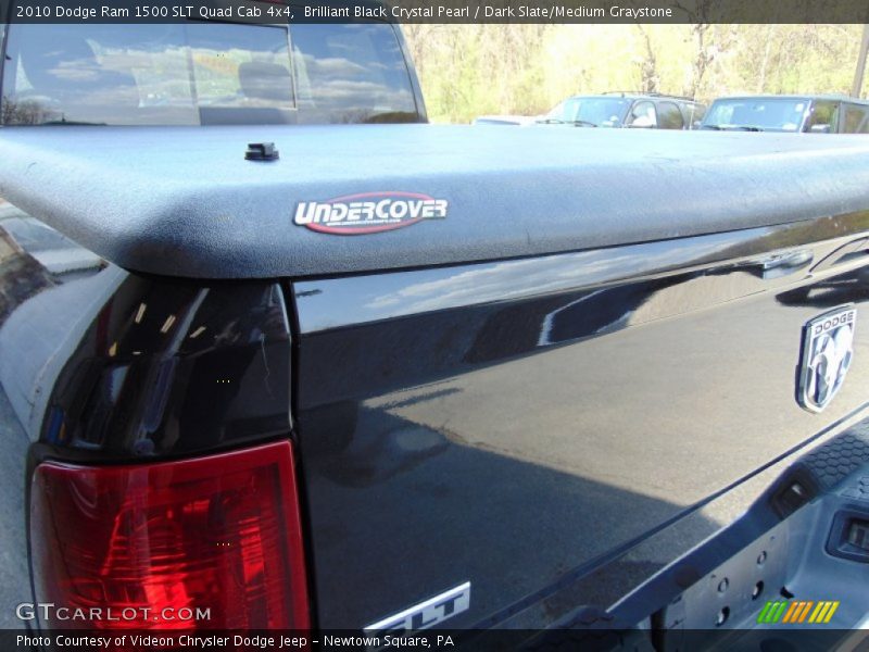Brilliant Black Crystal Pearl / Dark Slate/Medium Graystone 2010 Dodge Ram 1500 SLT Quad Cab 4x4