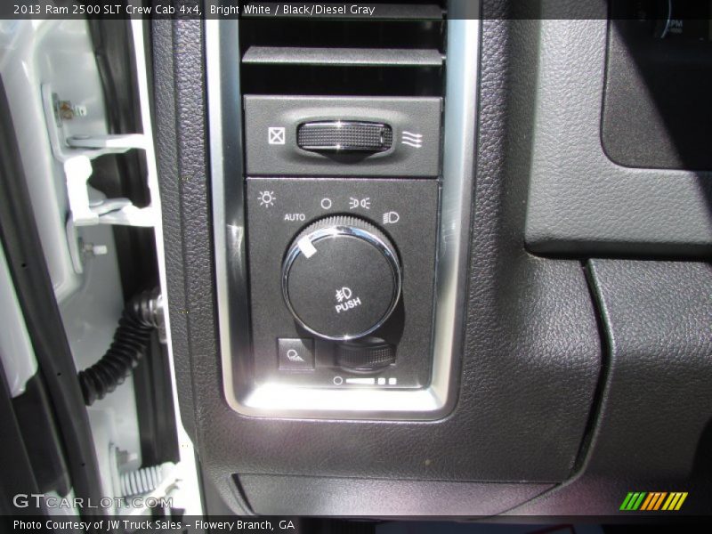 Bright White / Black/Diesel Gray 2013 Ram 2500 SLT Crew Cab 4x4