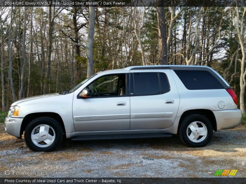 Liquid Silver Metallic / Dark Pewter 2004 GMC Envoy XUV SLT 4x4