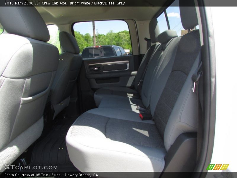 Bright White / Black/Diesel Gray 2013 Ram 2500 SLT Crew Cab 4x4