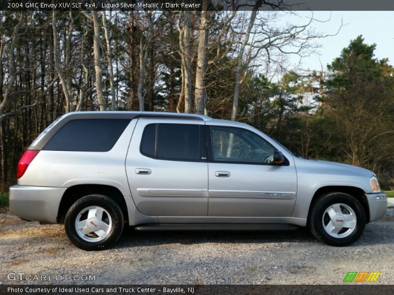 Liquid Silver Metallic / Dark Pewter 2004 GMC Envoy XUV SLT 4x4
