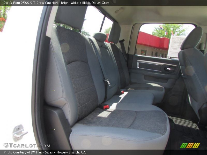 Bright White / Black/Diesel Gray 2013 Ram 2500 SLT Crew Cab 4x4