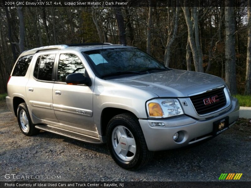 Liquid Silver Metallic / Dark Pewter 2004 GMC Envoy XUV SLT 4x4