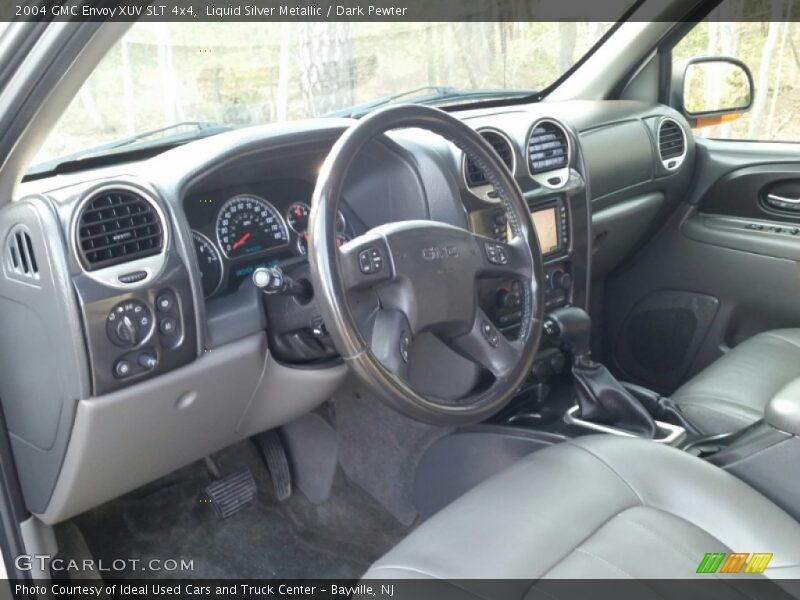 Liquid Silver Metallic / Dark Pewter 2004 GMC Envoy XUV SLT 4x4