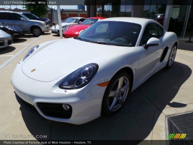 White / Black 2015 Porsche Cayman