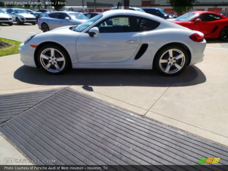 White / Black 2015 Porsche Cayman