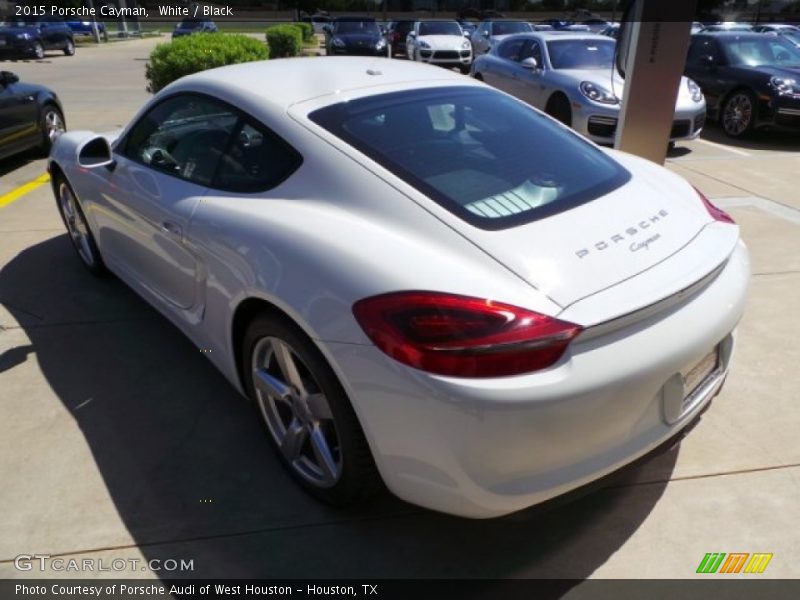 White / Black 2015 Porsche Cayman
