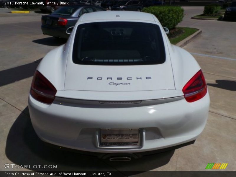 White / Black 2015 Porsche Cayman