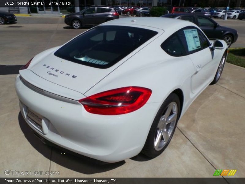 White / Black 2015 Porsche Cayman