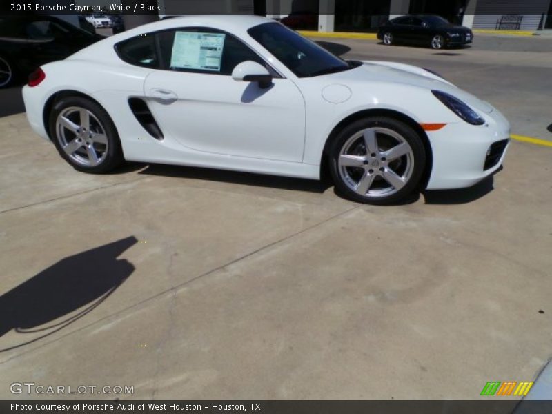 White / Black 2015 Porsche Cayman