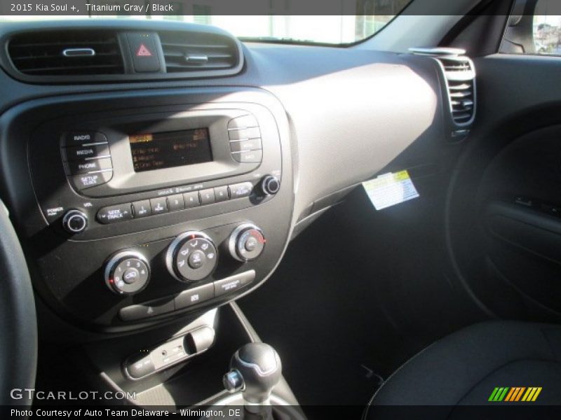 Titanium Gray / Black 2015 Kia Soul +