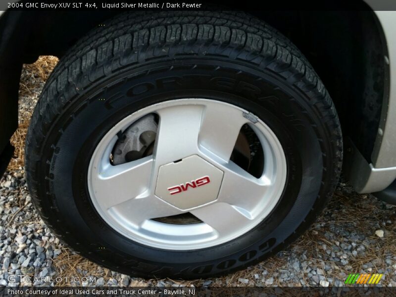 Liquid Silver Metallic / Dark Pewter 2004 GMC Envoy XUV SLT 4x4