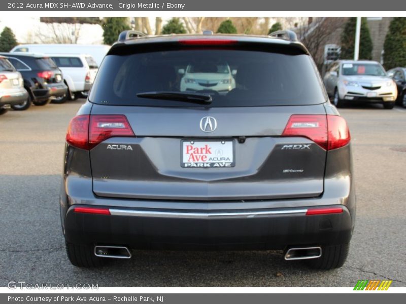 Grigio Metallic / Ebony 2012 Acura MDX SH-AWD Advance