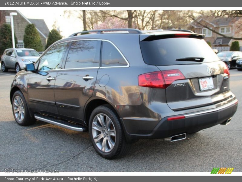 Grigio Metallic / Ebony 2012 Acura MDX SH-AWD Advance