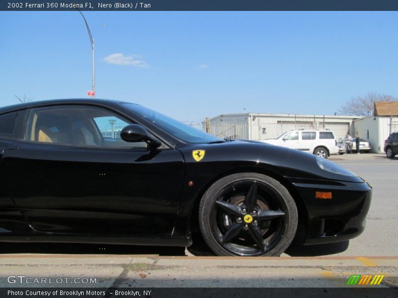 Nero (Black) / Tan 2002 Ferrari 360 Modena F1