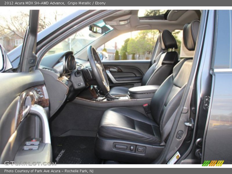Front Seat of 2012 MDX SH-AWD Advance