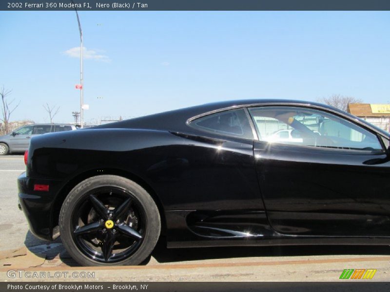 Nero (Black) / Tan 2002 Ferrari 360 Modena F1