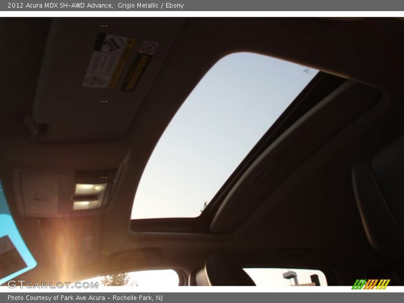 Grigio Metallic / Ebony 2012 Acura MDX SH-AWD Advance