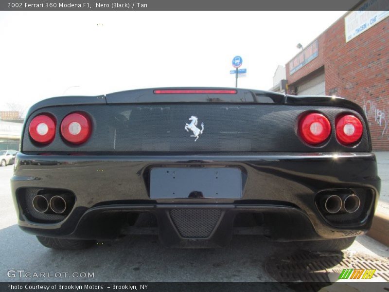 Nero (Black) / Tan 2002 Ferrari 360 Modena F1