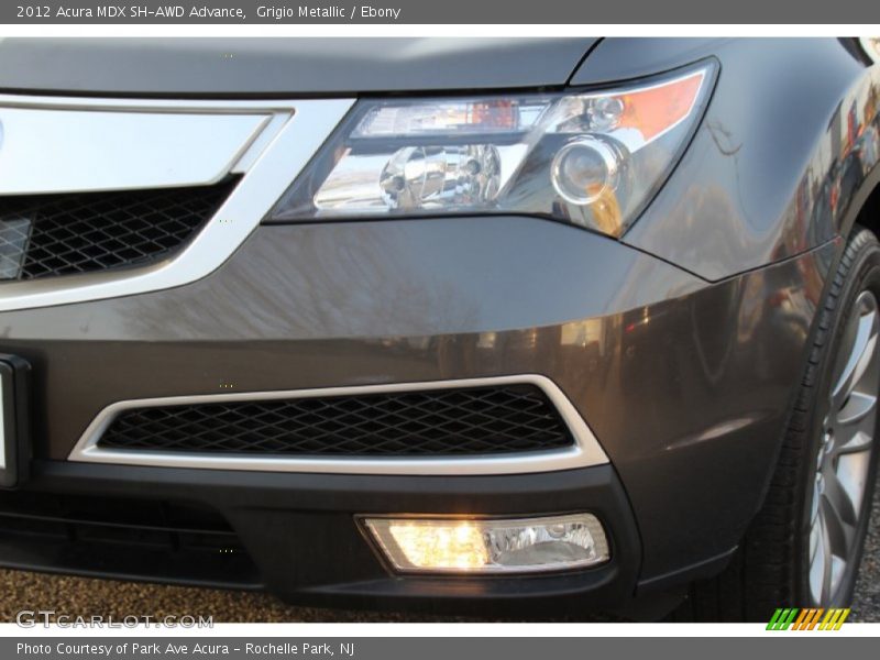 Grigio Metallic / Ebony 2012 Acura MDX SH-AWD Advance