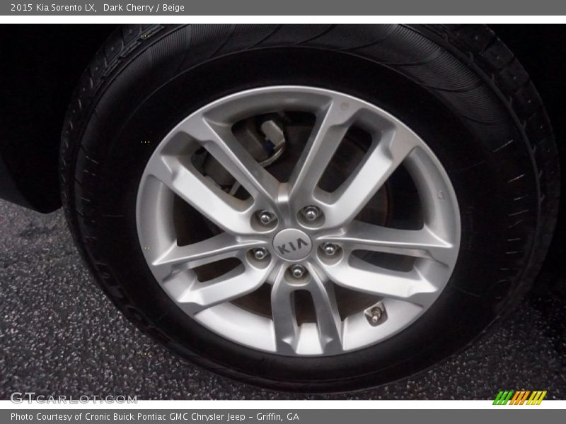 Dark Cherry / Beige 2015 Kia Sorento LX