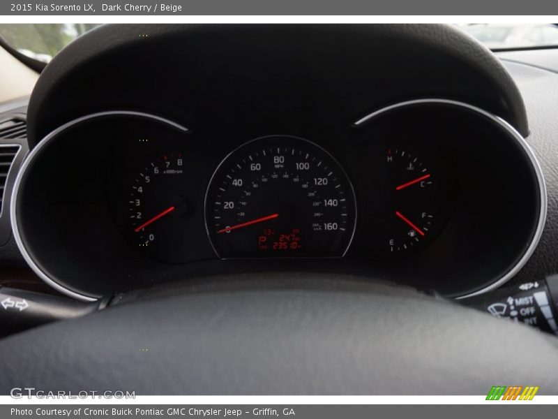 Dark Cherry / Beige 2015 Kia Sorento LX