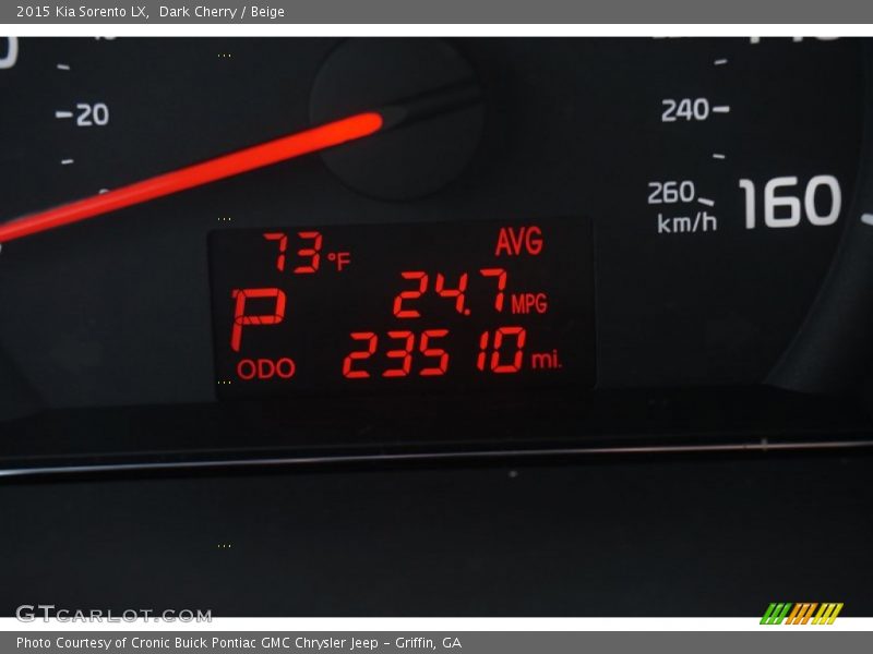 Dark Cherry / Beige 2015 Kia Sorento LX