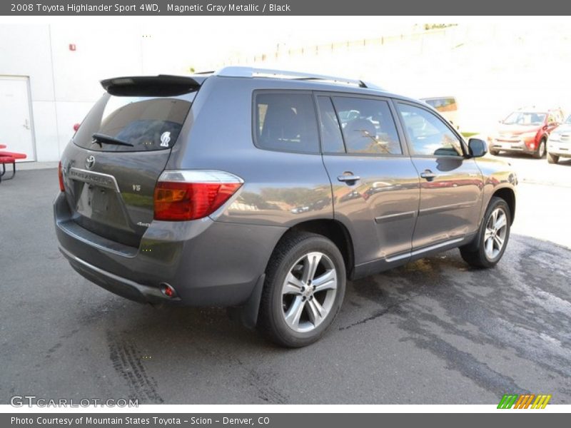 Magnetic Gray Metallic / Black 2008 Toyota Highlander Sport 4WD