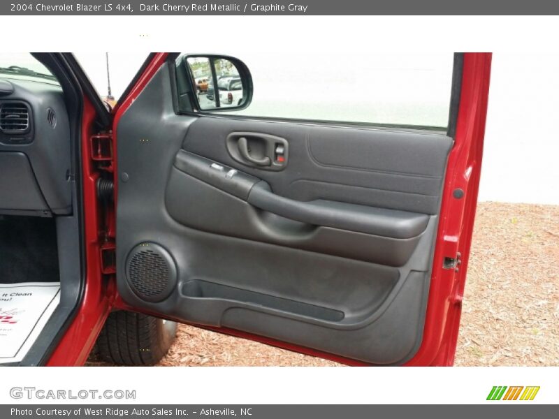 Dark Cherry Red Metallic / Graphite Gray 2004 Chevrolet Blazer LS 4x4