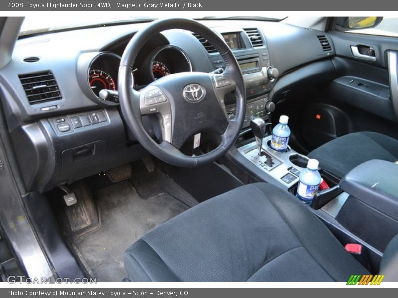 Magnetic Gray Metallic / Black 2008 Toyota Highlander Sport 4WD