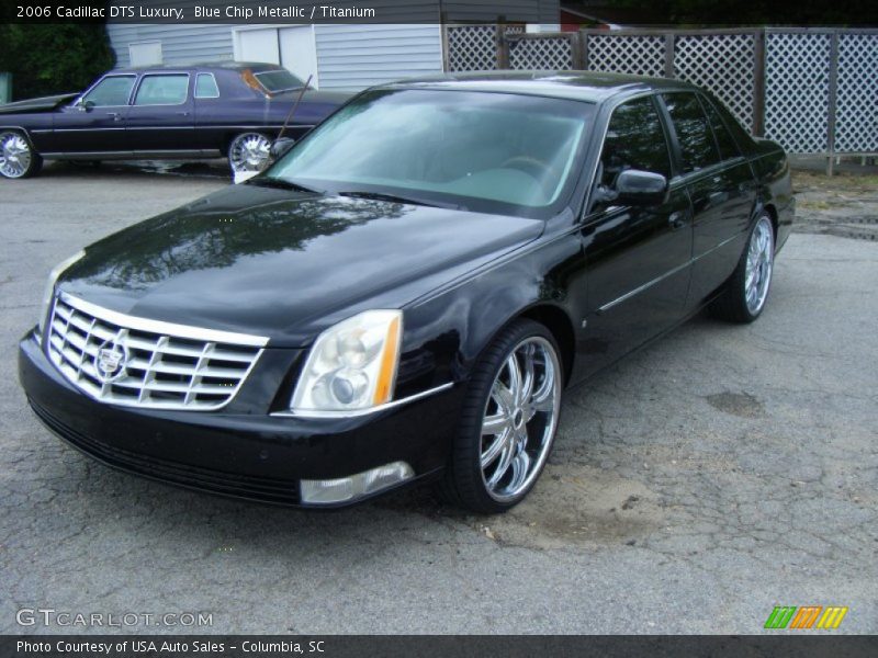Blue Chip Metallic / Titanium 2006 Cadillac DTS Luxury