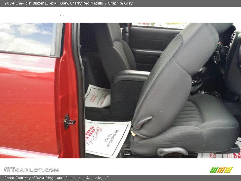 Dark Cherry Red Metallic / Graphite Gray 2004 Chevrolet Blazer LS 4x4