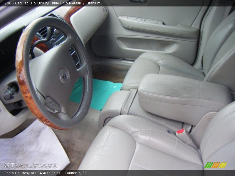 Blue Chip Metallic / Titanium 2006 Cadillac DTS Luxury