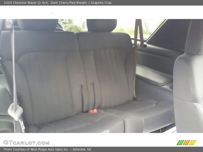 Dark Cherry Red Metallic / Graphite Gray 2004 Chevrolet Blazer LS 4x4