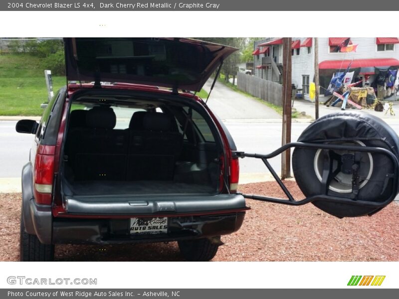 Dark Cherry Red Metallic / Graphite Gray 2004 Chevrolet Blazer LS 4x4