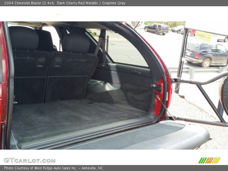 Dark Cherry Red Metallic / Graphite Gray 2004 Chevrolet Blazer LS 4x4