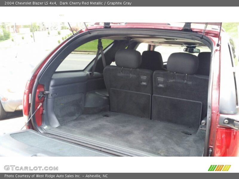 Dark Cherry Red Metallic / Graphite Gray 2004 Chevrolet Blazer LS 4x4