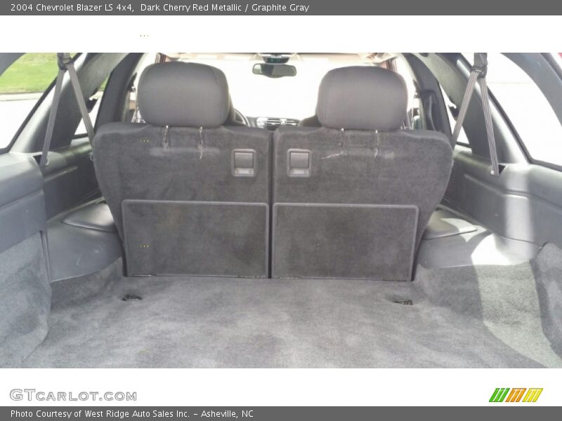 Dark Cherry Red Metallic / Graphite Gray 2004 Chevrolet Blazer LS 4x4