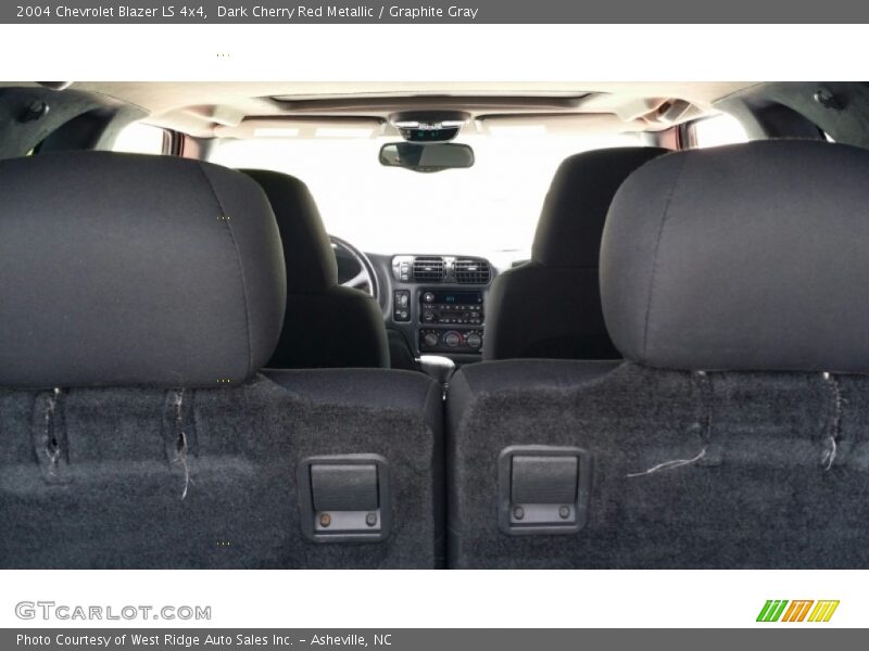 Dark Cherry Red Metallic / Graphite Gray 2004 Chevrolet Blazer LS 4x4