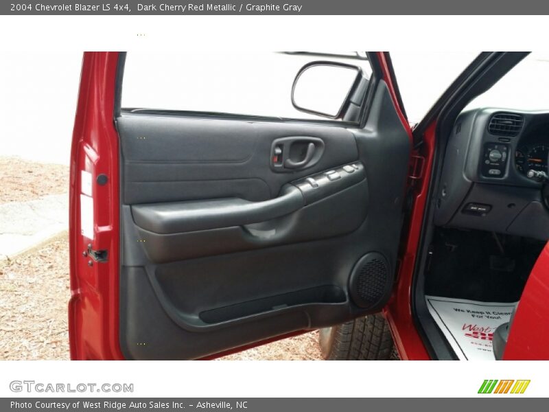 Dark Cherry Red Metallic / Graphite Gray 2004 Chevrolet Blazer LS 4x4