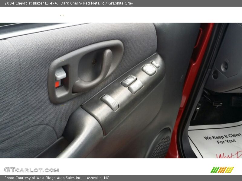 Dark Cherry Red Metallic / Graphite Gray 2004 Chevrolet Blazer LS 4x4