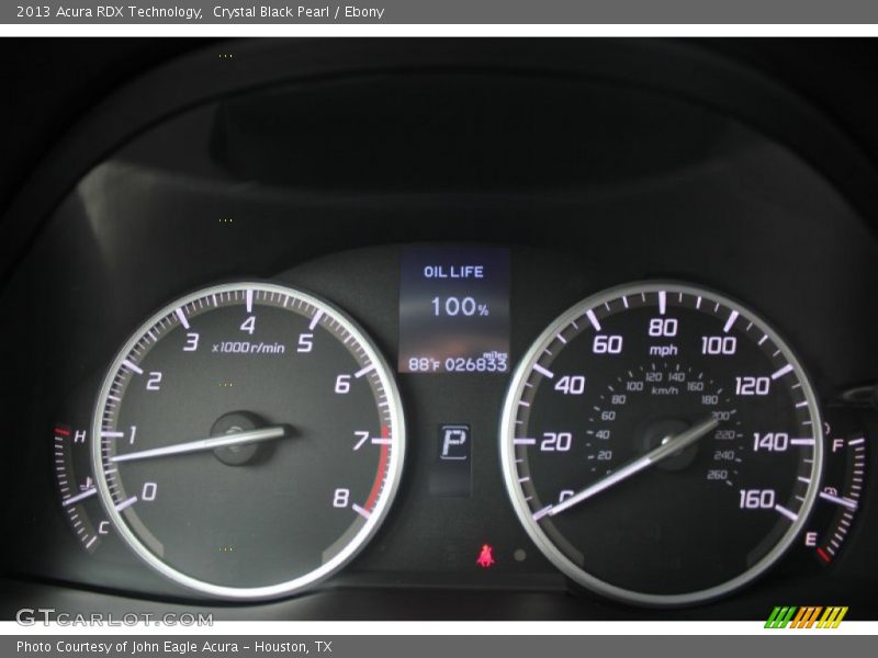 Crystal Black Pearl / Ebony 2013 Acura RDX Technology