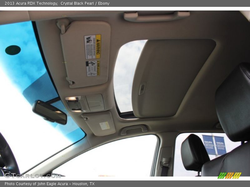 Crystal Black Pearl / Ebony 2013 Acura RDX Technology