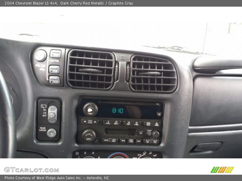 Dark Cherry Red Metallic / Graphite Gray 2004 Chevrolet Blazer LS 4x4