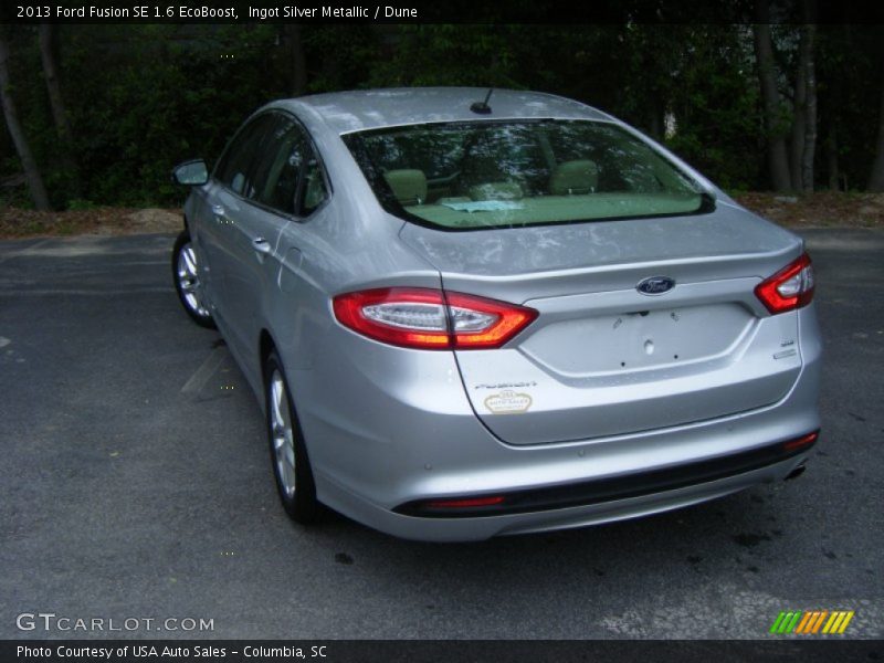 Ingot Silver Metallic / Dune 2013 Ford Fusion SE 1.6 EcoBoost